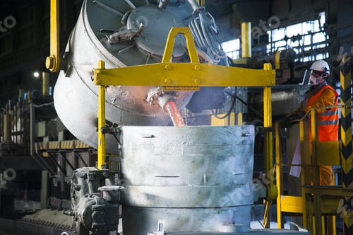 Preview: Contemporary Large Aluminum Foundry With Casting Cells