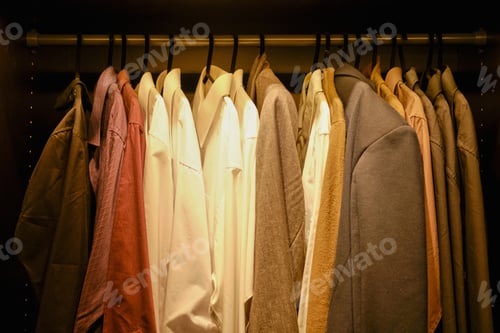 Preview: Clothes Hang On A Hanger In The Closet