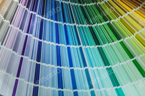 Preview: Multi Colored Color Palette Top View.