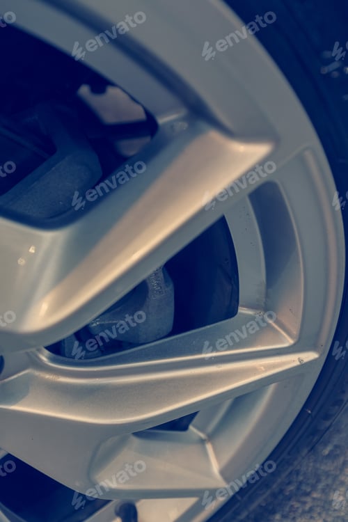 Preview: Parts For Motor Vehicles And Bicycles, Note Shallow Depth Of Field