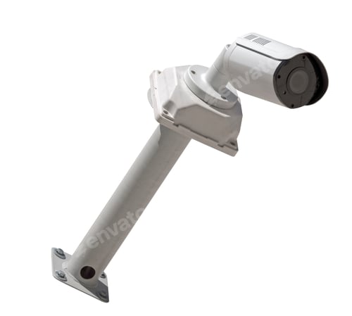Preview: Spherical Security Camera On White Background