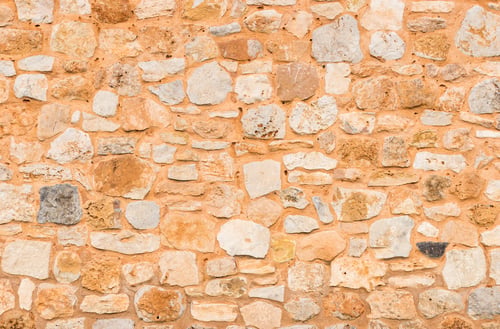 Preview: Natural Stone Wall With Brown And Gray Stones.