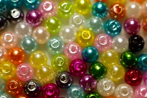 Preview: Detail Of Colored Beads Suitable For Background.