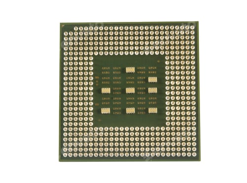 Preview: Computer Cpu Processor Chip On A White Background