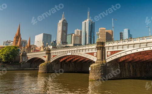 Preview: Melbourne, Victoria - Australia. Beautiful City Skyline.