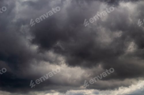Preview: Dramatic Stormy Sky Before Rain And Hurricane. Background
