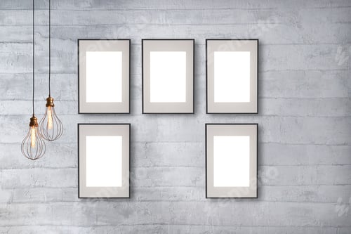 Preview: Decorative Stone Wall, Interior Design For Home, Office, Hotel And Bedroom, Modern Lamp