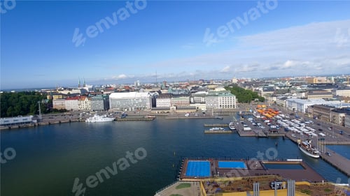 Preview: Beautiful Aerial View Of Helsinki, Finland.