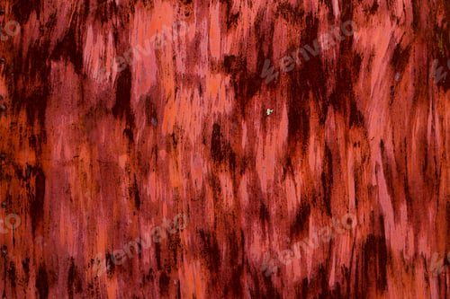 Preview: Old Metal Surface With Peeling Paint And Rust. Grunge Background