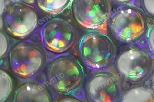 Preview: Blurred Abstract Creative Background. Purple, Lilac, Gray Circle Background. Lens Flare. Colorful