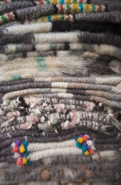 Preview: Wool Fabric Carpet Texture. Traditional Wool Carpet Texture