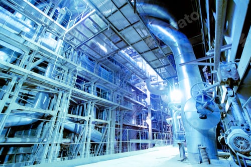 Preview: Equipment, Cables And Piping As Found Inside Of A Modern Industrial Power Plant