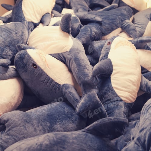 Preview: Many Toy Sharks In The Shop, Close-Up