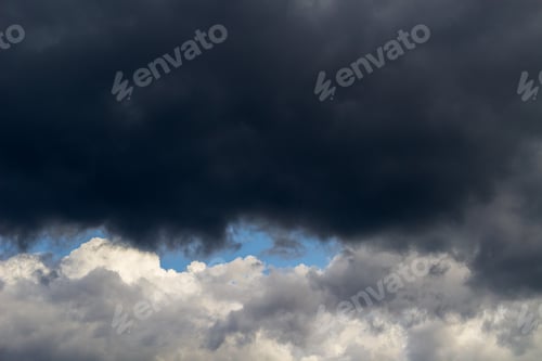 Preview: Dramatic Stormy Sky Before Rain And Hurricane. Background