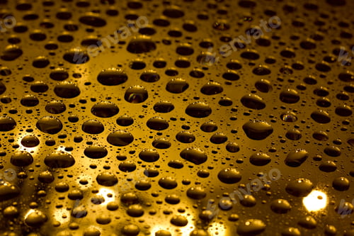 Preview: Abstract Background - Color Water Drop On Glass.