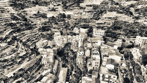 Preview: Aerial View Of Manarola, Five Lands, Italy.