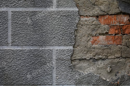 Preview: Old Cracked Grunge Texture Wall Background, Toned