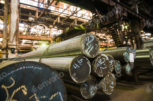 Preview: Metal Structures And Buildings Of The Old Metallurgical Plant Inside And Outside. Products Of The