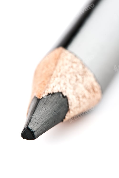 Preview: Pencil Isolated On A White Background. Studio. Picture.