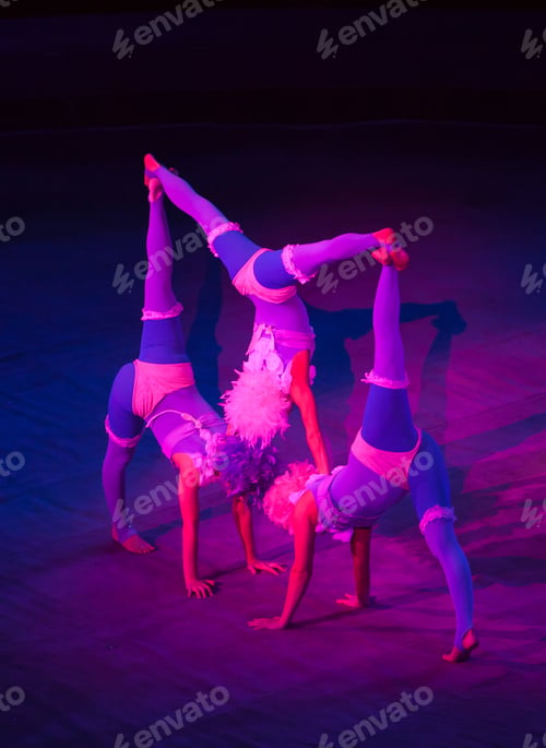 Preview: Performance Of Acrobats In The Circus