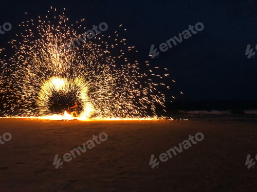 Preview: Fire Show At Sai Kaew Beach In Koh Samet, Thailand