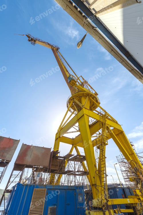 Preview: Heavy Industry Equipment At Shipyard
