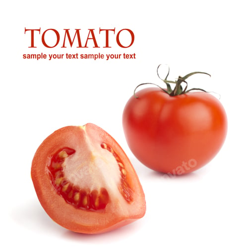 Preview: Tomatoes Isolated On White