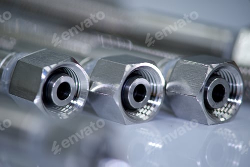 Preview: Stainless Steel Pressure Hose With Screw Connection.