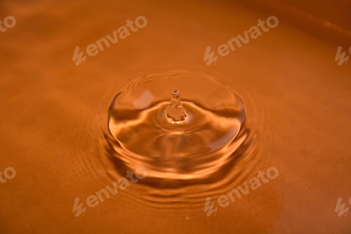 Preview: Water Or Oil Drop Detail Background.