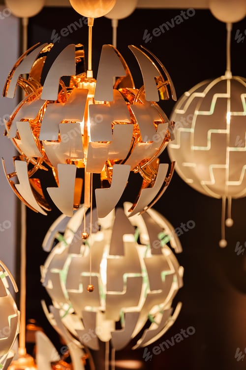 Preview: Chandeliers For Decoration And Light In The House, Note Shallow Depth Of Field