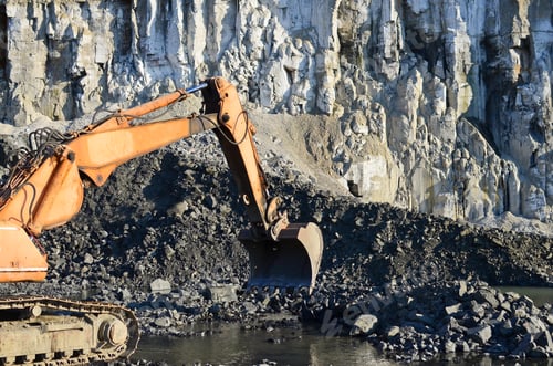 Preview: Heavy Excavator Working In A Mining Quarry