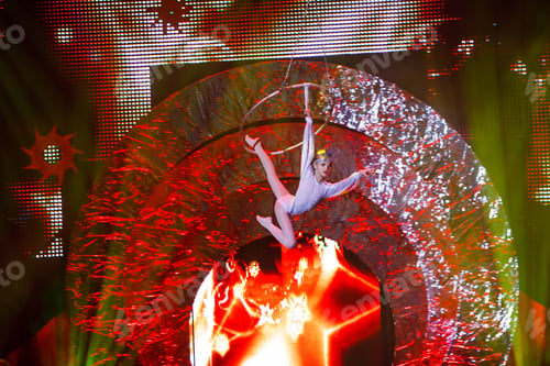 Preview: Air Gymnast Performances In The Circus