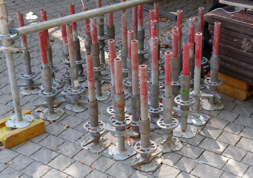 Preview: The Metal Structure Prepared To Stage Assembly