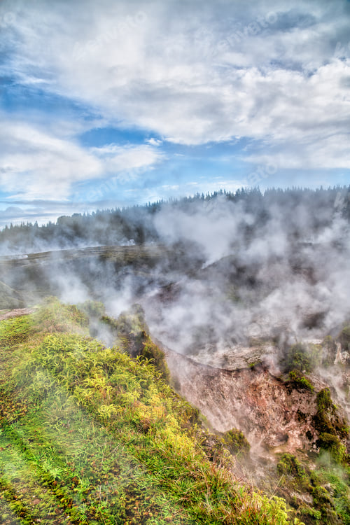 Preview: Craters Of The Moon Geothermal Valley, Taupo - New Zealand.