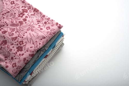 Preview: Pure Color Clothes On A White Background