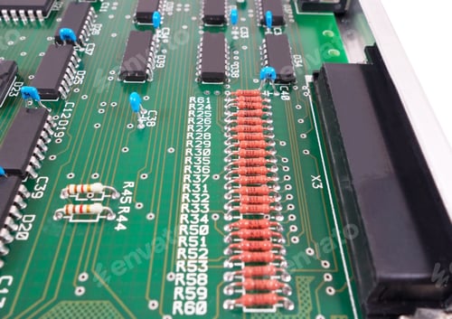 Preview: Closeup Of Electronic Circuit Board
