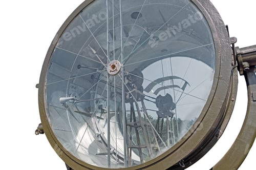 Preview: A Large Vintage Wartime Military Electric Searchlight
