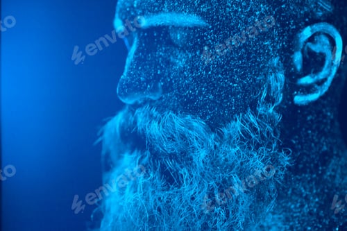 Preview: Man Is Painted In Ultraviolet