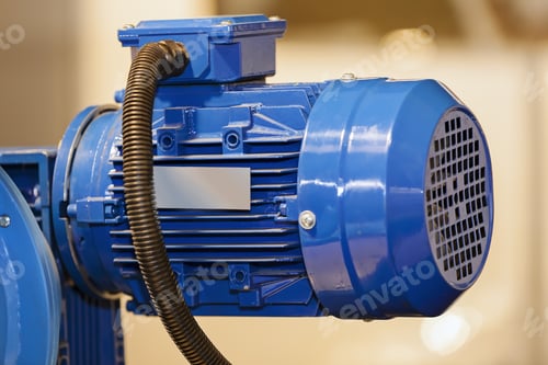 Preview: Focus On Detail Of Engine For Industry; Note Shallow Depth Of Field
