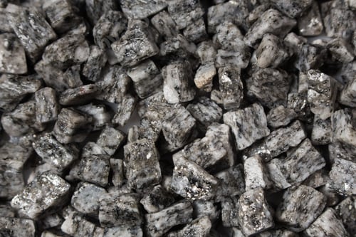 Preview: Beautiful Crushed Granite Gray On A White