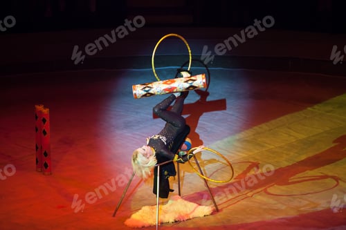 Preview: Juggler Performance In The Circus