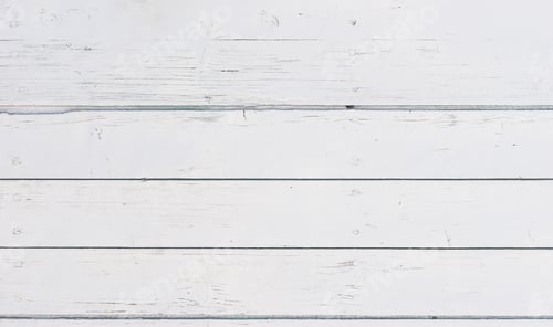 Preview: Old White Wooden Planks Background Texture.