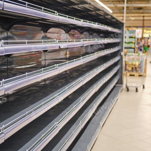 Preview: Empty Grocery Store Shelves Amid Coronavirus Hype