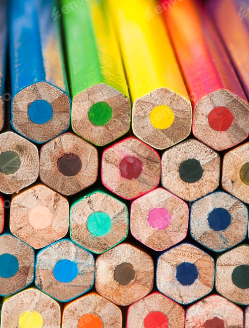 Preview: Macro Background Of The Pencil As An Element For Design. High Resolution.