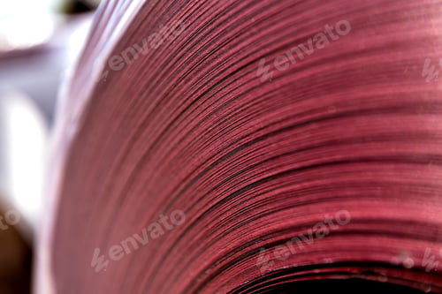 Preview: Curved Lines Of Rolled Metal Are Made Of Sheet Steel.