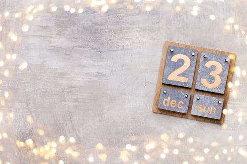 Preview: Christmas Calendar Background. Christmas Greeting Card Backgrounds.