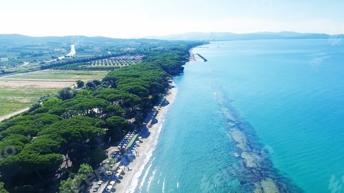 Preview: Beautiful Beach, Aerial View.