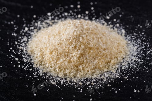 Preview: Natural Animal Gelatin On A Dark Stone Background