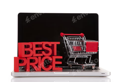 Preview: Computer, Basket And Free Web Shopping