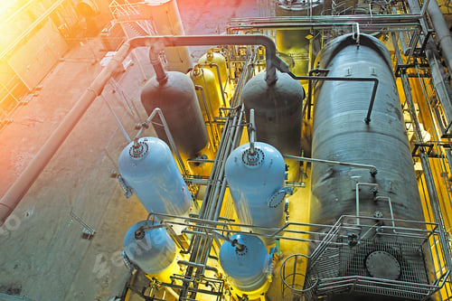 Preview: Water Treatment Tanks At Power Plant